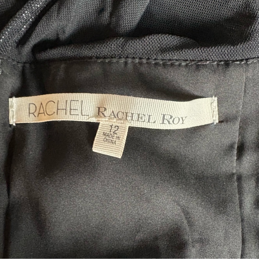 Rachel Roy Black and Purple Dress - Picture 4 of 9
